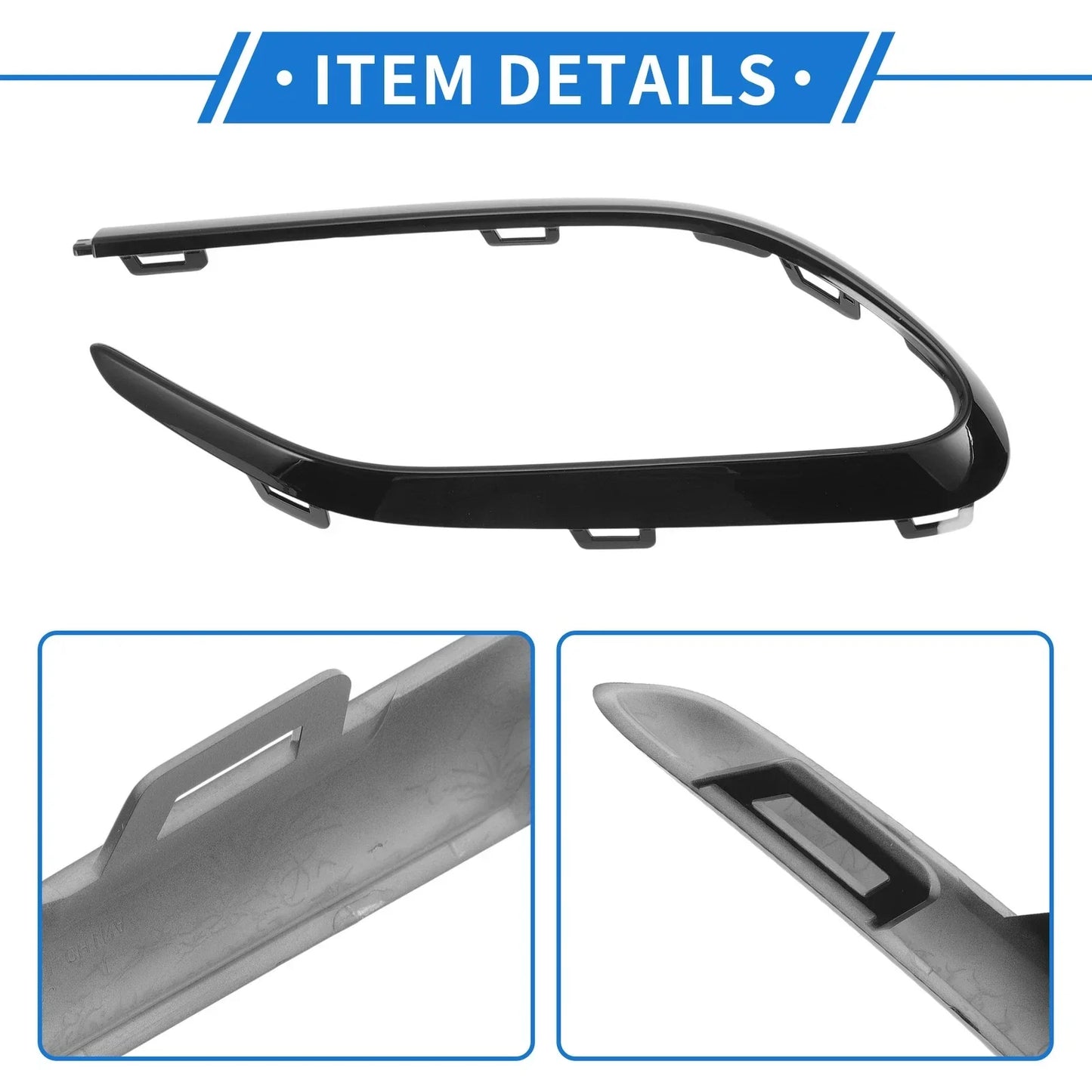 Rear Right Bumper Grille Trim for Mercedes-Benz W118 CLA (2020-2023)