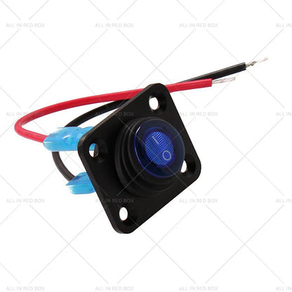 12V 1 Gang Toggle Rocker Switch Panel ON/OFF for Boat, Caravan, Truck, Marine
