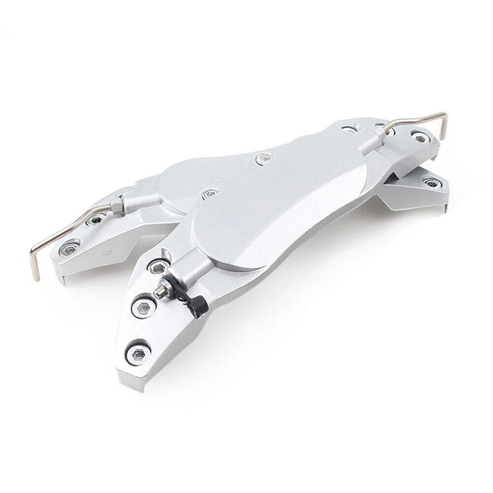 3D Style Car Disc Brake Caliper Covers for Universal Silver (M)