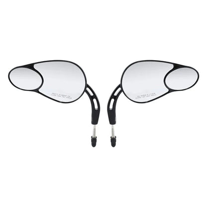 Rearview Mirrors Black for Harley Electra Road Glide Heritage Softail Fatboy