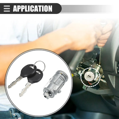 Ignition Switch Lock Cylinder Set with 2 Keys for Dodge Dakota (2005-2011)