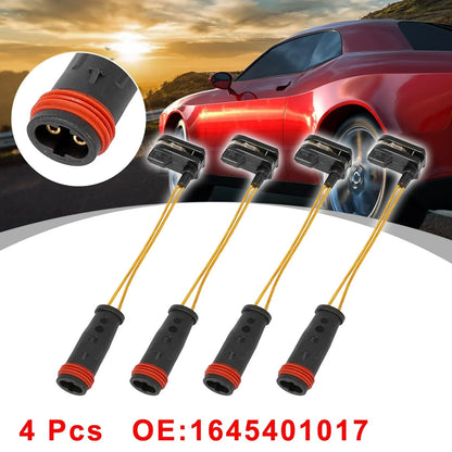 4 x Front Rear Brake Pad Wear Sensors for Mercedes-Benz (2000-2023)