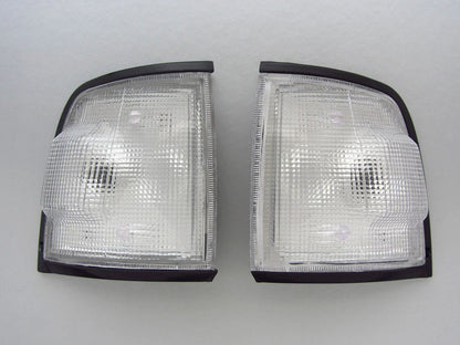 Isuzu TF TFR Holden Rodeo Black Clear Corner Lights for Vauxhall Brava