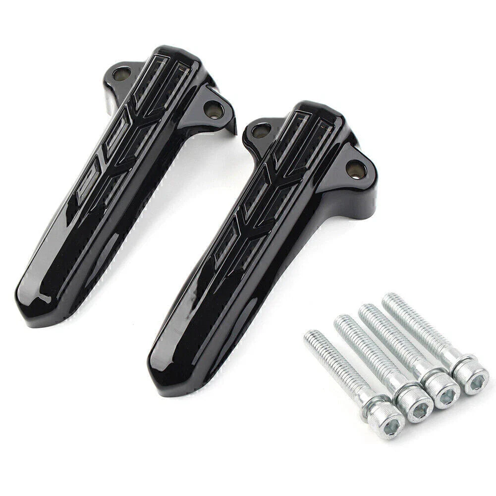 Front Lower Fork Leg Covers LED Smoke Light for Harley FLHR FLHTK FLHX (14-20)