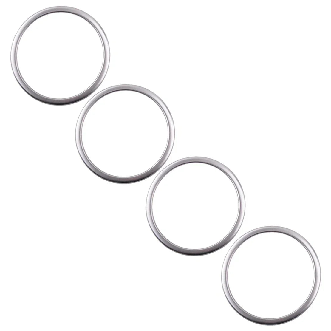 Silver Inner Door Speaker Ring Cover Trim Kit for BMW X6 E71 (2008-2014)