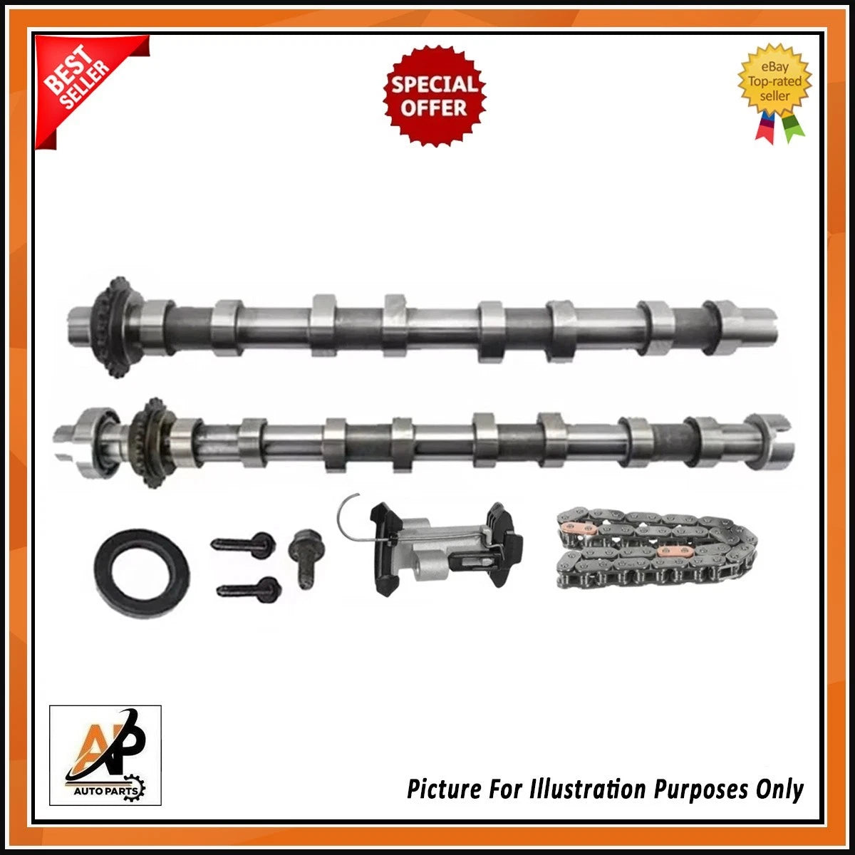 Camshaft Kit Replacement with Chain and Seals for Citroën 1.5 BlueHDI (2011– )