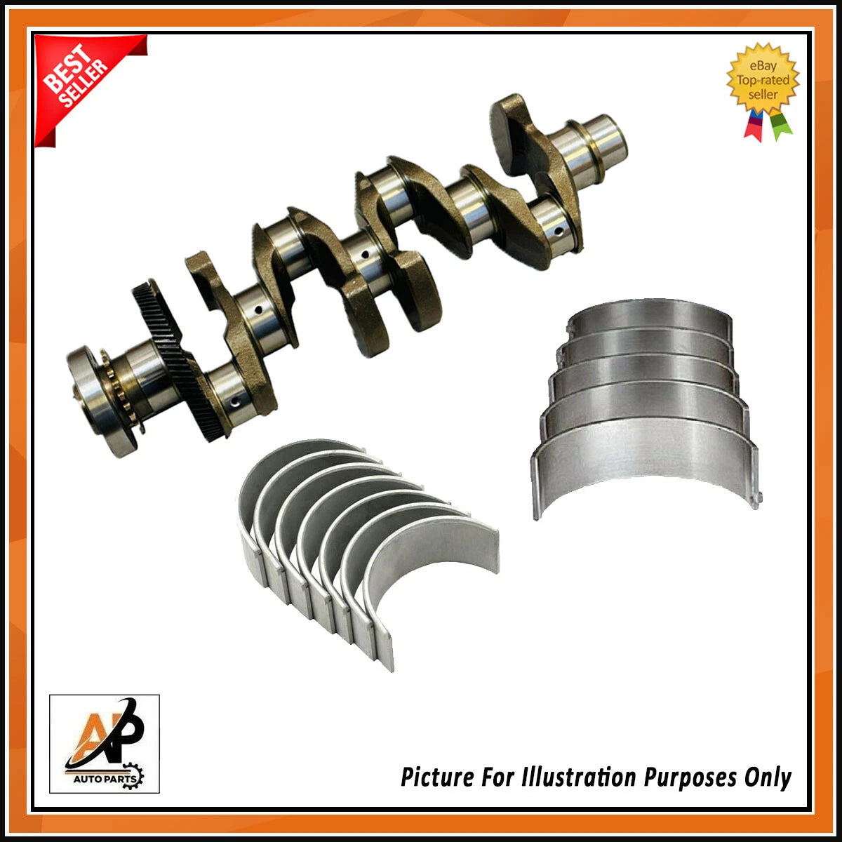 Crankshaft Bearing Set Heavy Duty for Jaguar XE XF 2.0D (2015–2019)