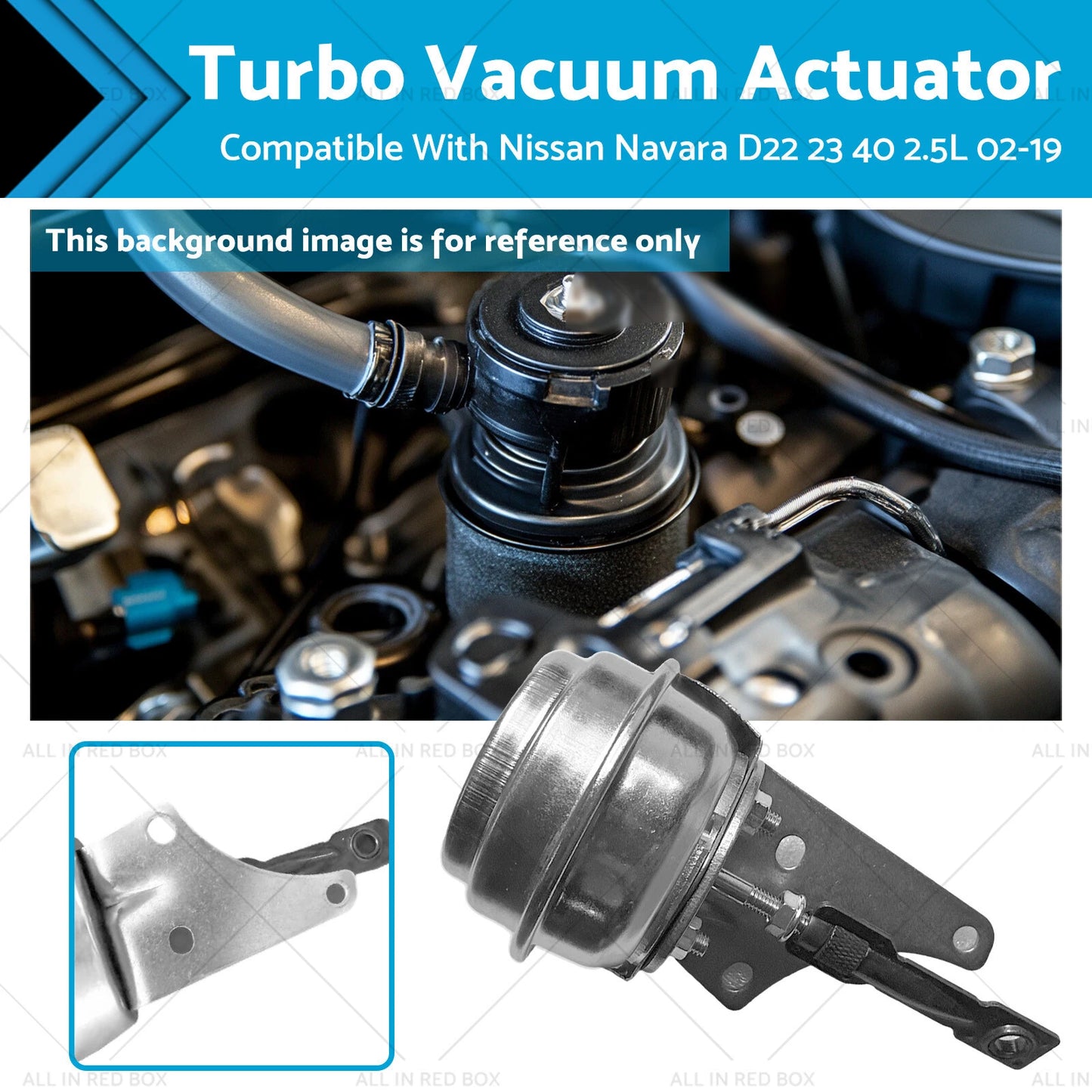 Turbocharger Vacuum Actuator for Nissan Navara D22 YD25 2.5 (2002-2019)