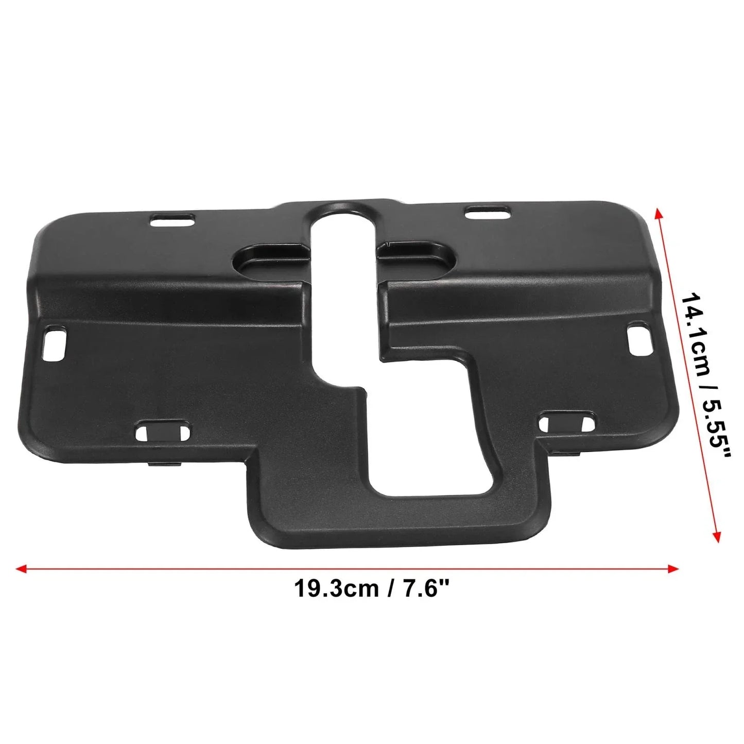 Black Hood Lock Bolt Cover Trim for Dodge Charger (2011-2020)