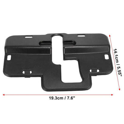 Black Hood Lock Bolt Cover Trim for Dodge Charger (2011-2020)