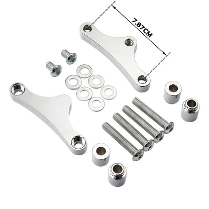 Chrome Front Fender Spacer 21" 23" 26" 30" for Harley Road Glide (2000-2013)