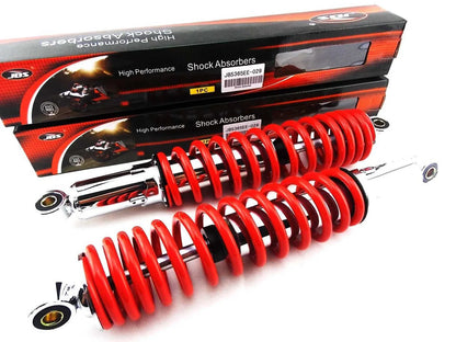 365mm JBS Red/Chrome Shock Absorbers for Honda MR250 Elsinore