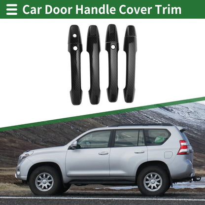 Car Door Handle Cover Trim for Honda Odyssey 2015-2022 Carbon Fiber Black