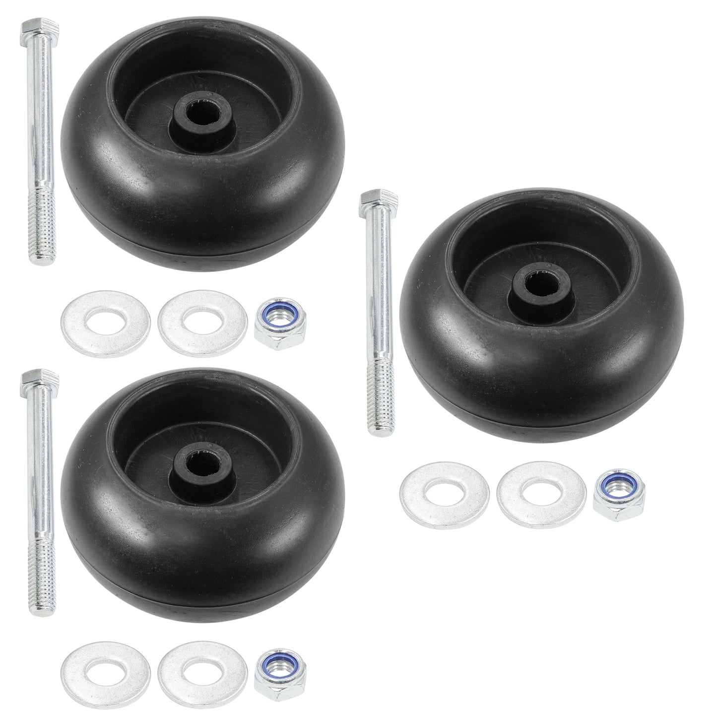 Deck Roller Anti-Scalp Roller with Bolt for Cub Cadet Hustler Raptor SD (54") (2021–2024)