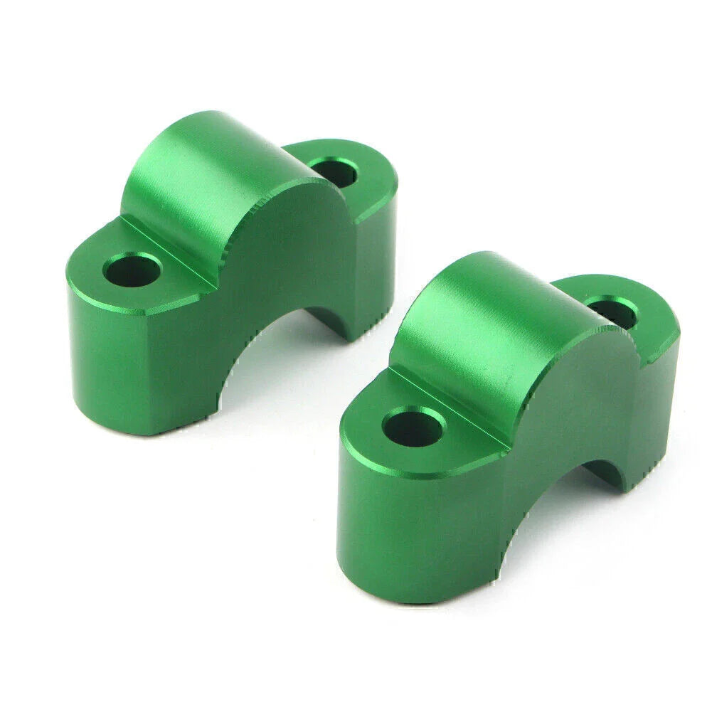 Green Handlebar Riser Adapters for Kawasaki Z900RS (2018-2020)