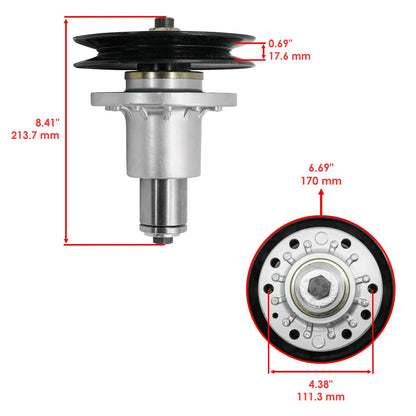 Deck Outer Spindles Replacement for Exmark FMD604 FR604 60 inch (2004–2024)