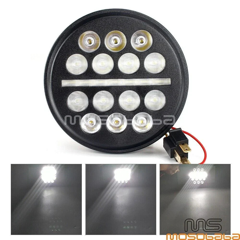 5.75'' LED Headlight for Harley Low Rider FXRS Road King FLHR Softail (1984-2023)