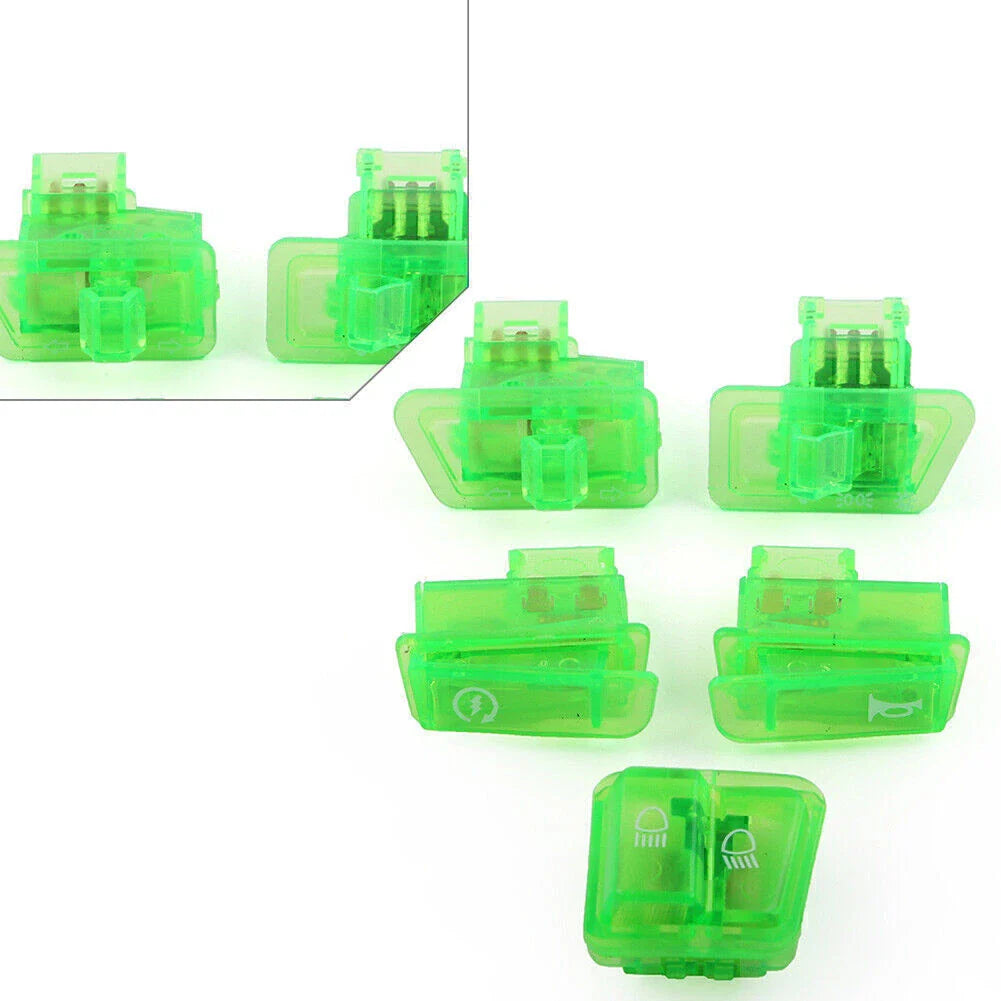 5 x ABS Turn Signal Headlight Ignition Horn Switch Caps for GY6 50 125 150cc
