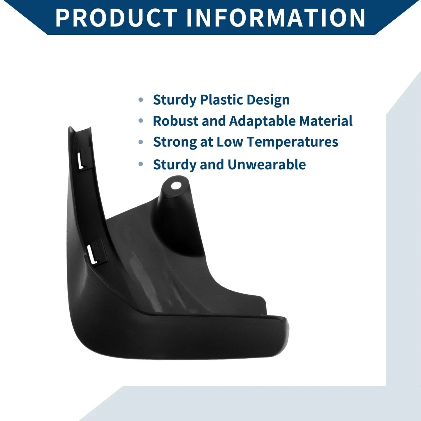 Mud Flaps Splash Guards 1 Set for Mercedes-Benz S Class (2015-2020)