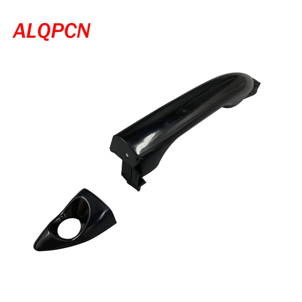 Black Front Left Exterior Door Handle for Hyundai I10 (2014-2019)