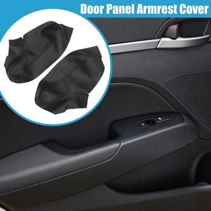 Front Door Panel Armrest Covers for Dodge Charger (2011-2019) - Black 2 x