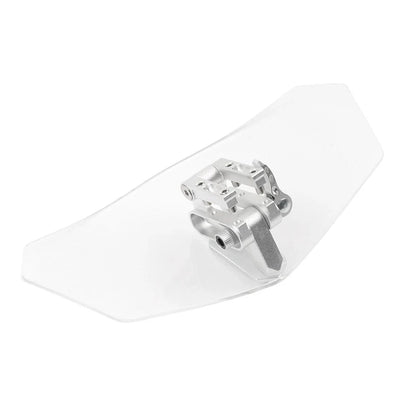 Universal Adjustable Clear Clip-On Windshield Air Deflector for Car