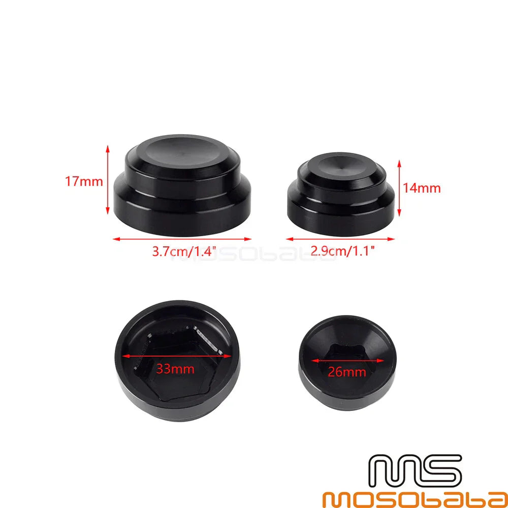 Motorcycle Bolt Nut Cover Kits for Harley Sportster S 1250 (2022-2024)