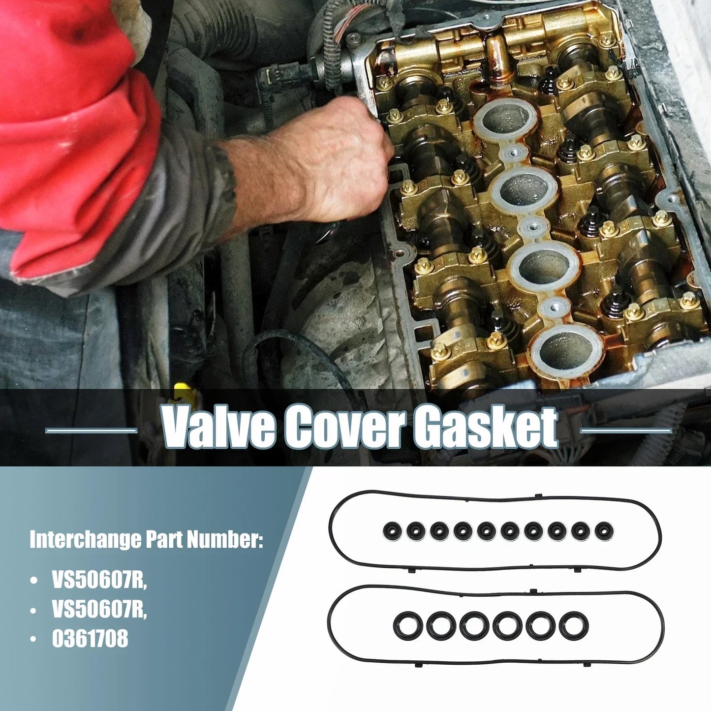 Valve Cover Gasket Set for Acura MDX 3.5L V6 (2003-2006)