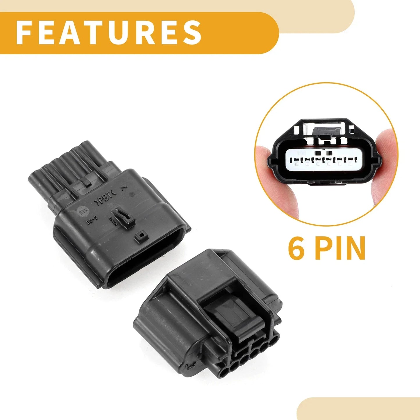 6 Pin Accelerator Pedal Sensor Connector for Honda