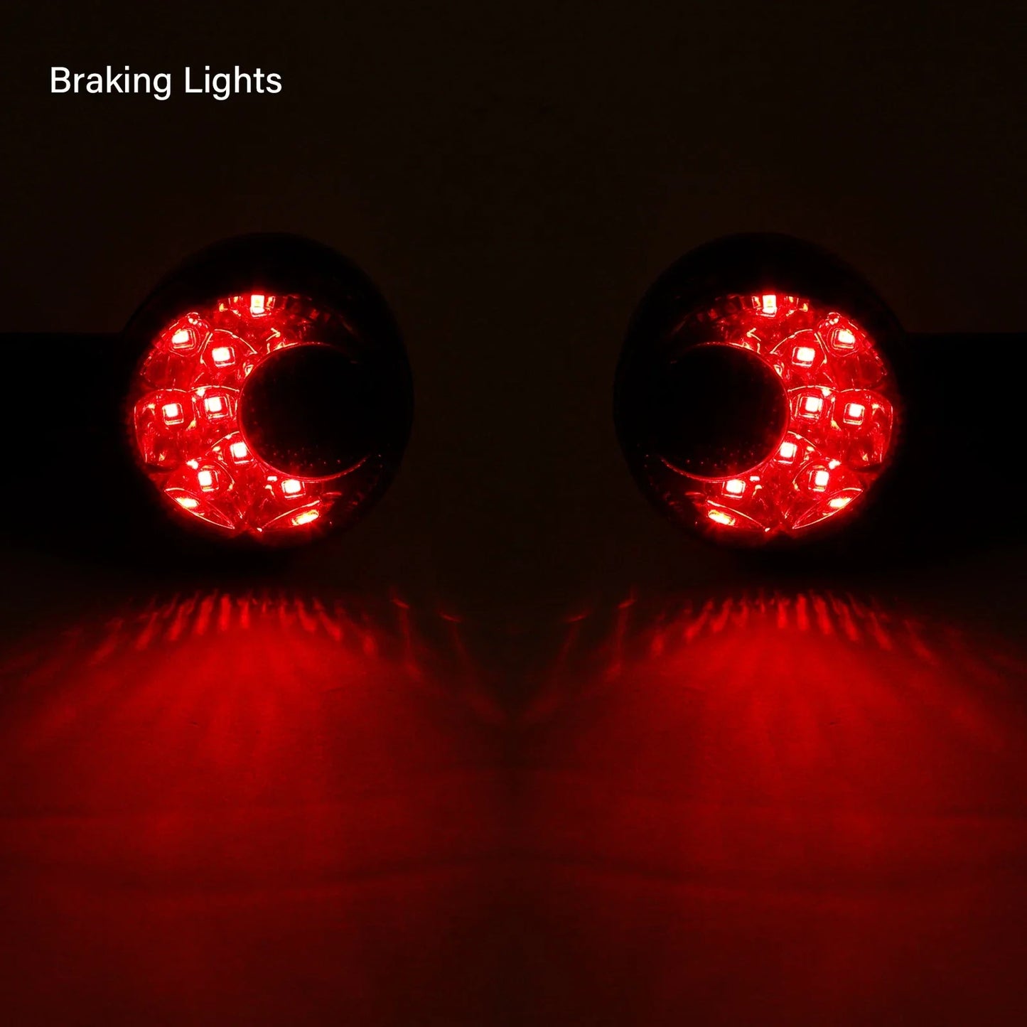 Black LED Amber Rear Turn Signals for Harley Sportster XL (1992-2022)