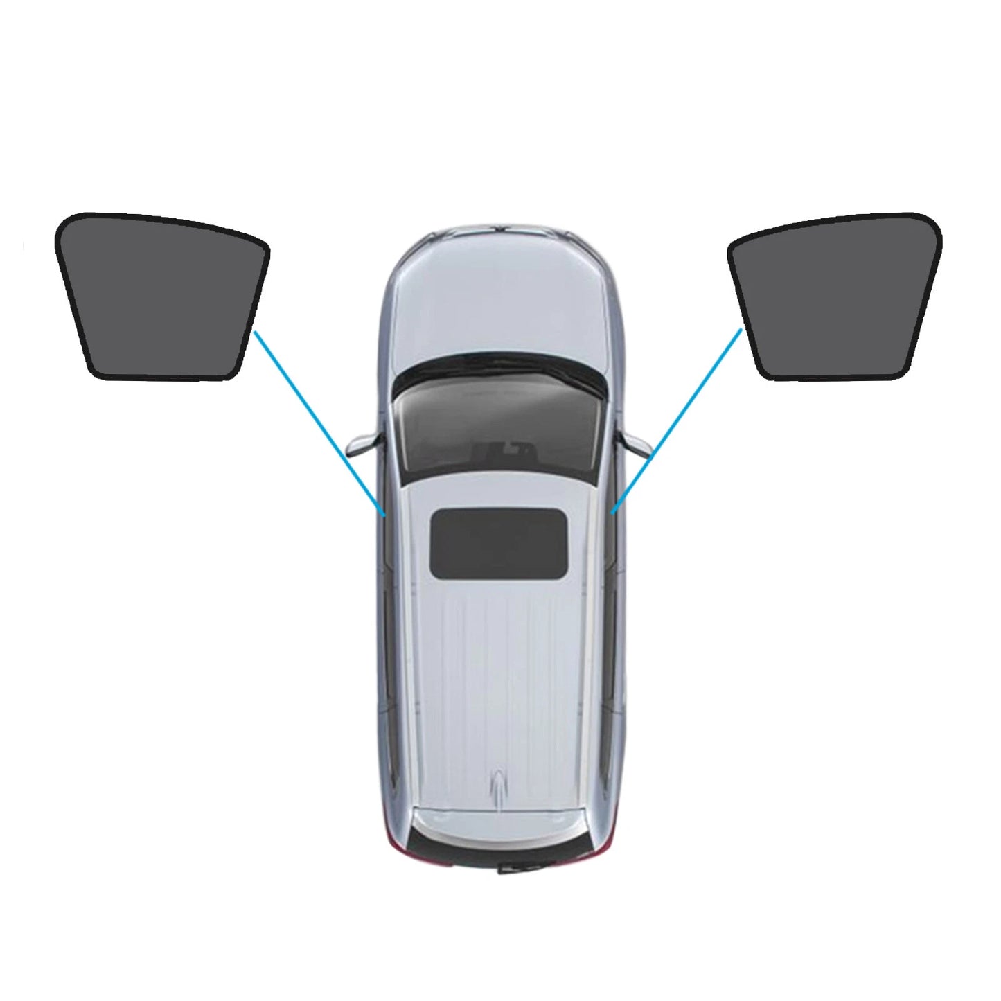 Magnetic Mesh Sun Blind Shades for Audi Q3 RS Q3 (2019-2025)
