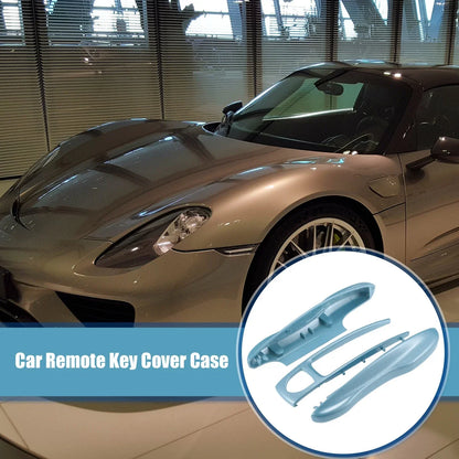 Car Remote Key Shell Cover Case for Porsche Taycan 911 (2020-2021) Blue