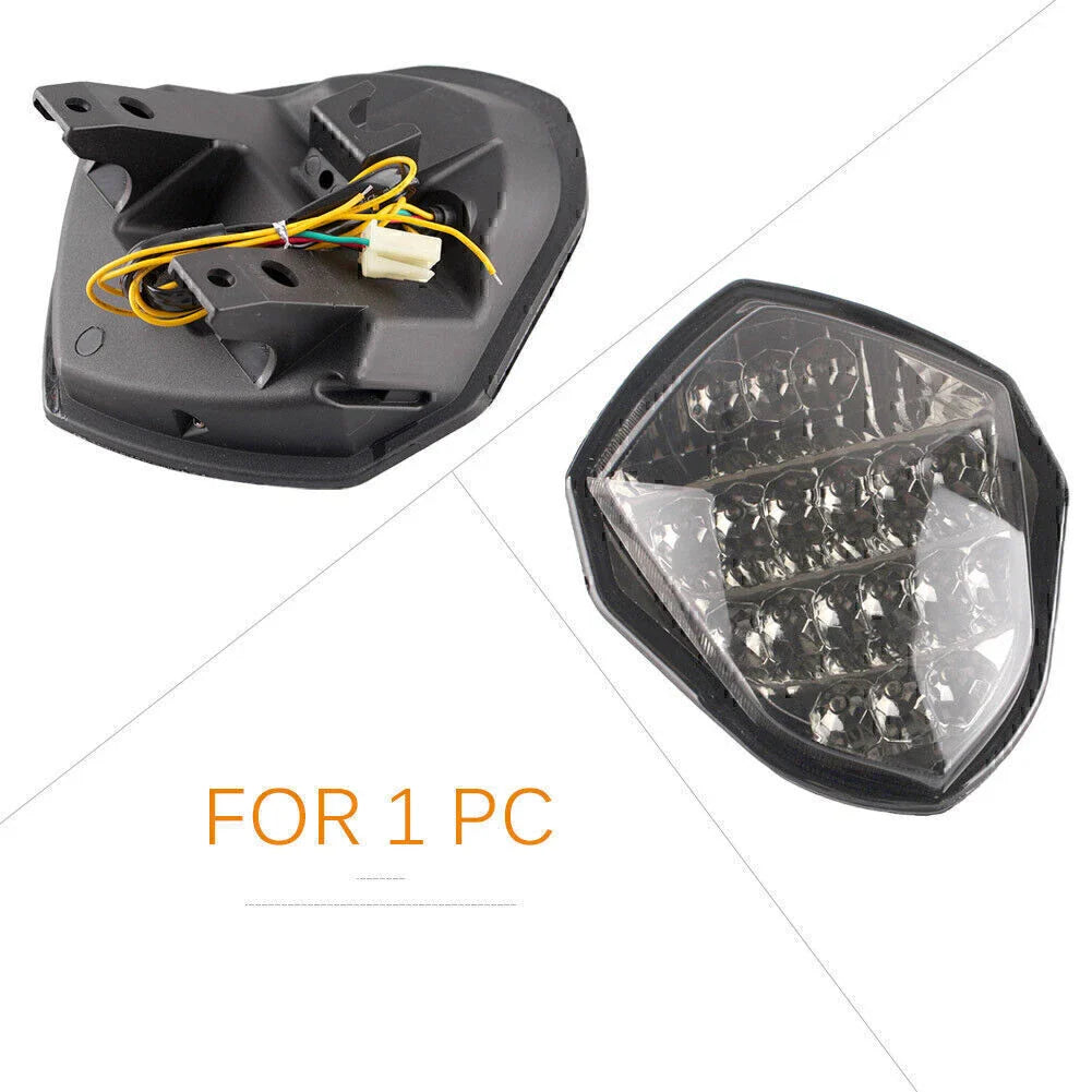 1x Smoke Moto LED Brake Tail Light with Turn Signals for Suzuki GSXR1000 (2003-2004)