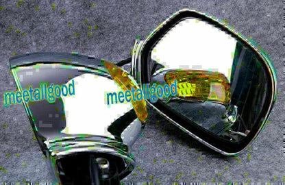 Left Right Mirror for HONDA GL1800 Goldwing (2001-2011) Silver Metallic