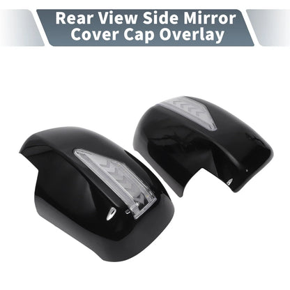 Rearview Mirror Cover Overlay Gloss Black for Lexus RX330 RX350 (2003)