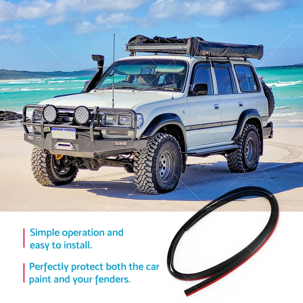4 x Flare Rubber Seal Trim for Toyota Landcruiser 80 Series (1990-1997)