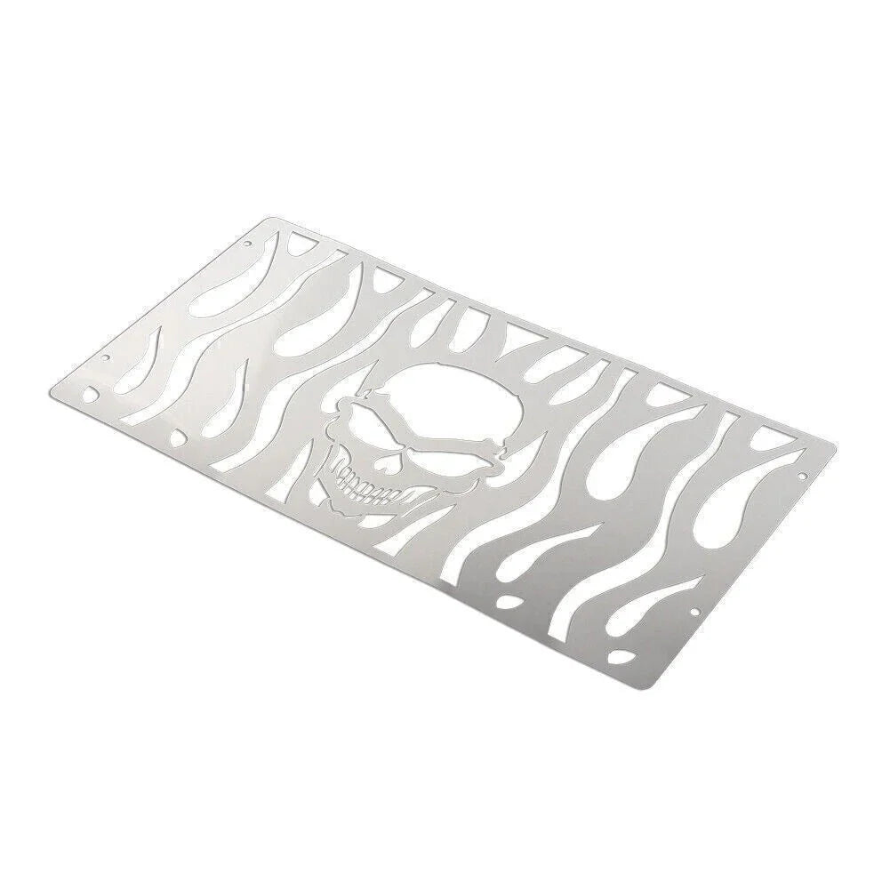 Skull Radiator Grill Guard Cover for Honda GL1500 (All Years) Stainless