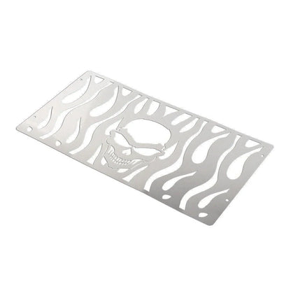 Skull Radiator Grill Guard Cover for Honda GL1500 (All Years) Stainless