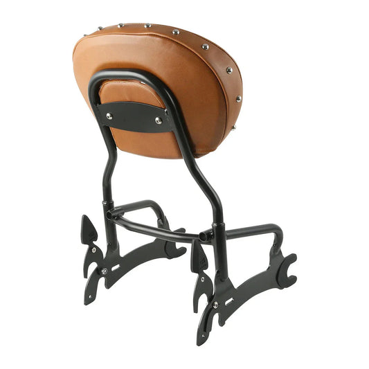 12" Black Sissy Bar Backrest for Indian Chief Classic, Dark Horse (2014-2018)
