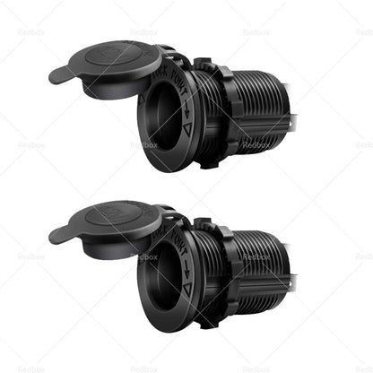 Waterproof 12V  Car Cigarette Lighter USB Charger Power Adapter Outlet