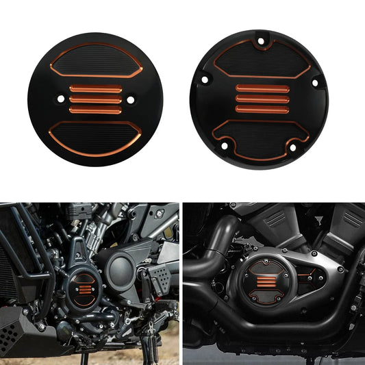 Alternator Plug & Clutch Trim Covers for Harley Sportster S (2021-2025)