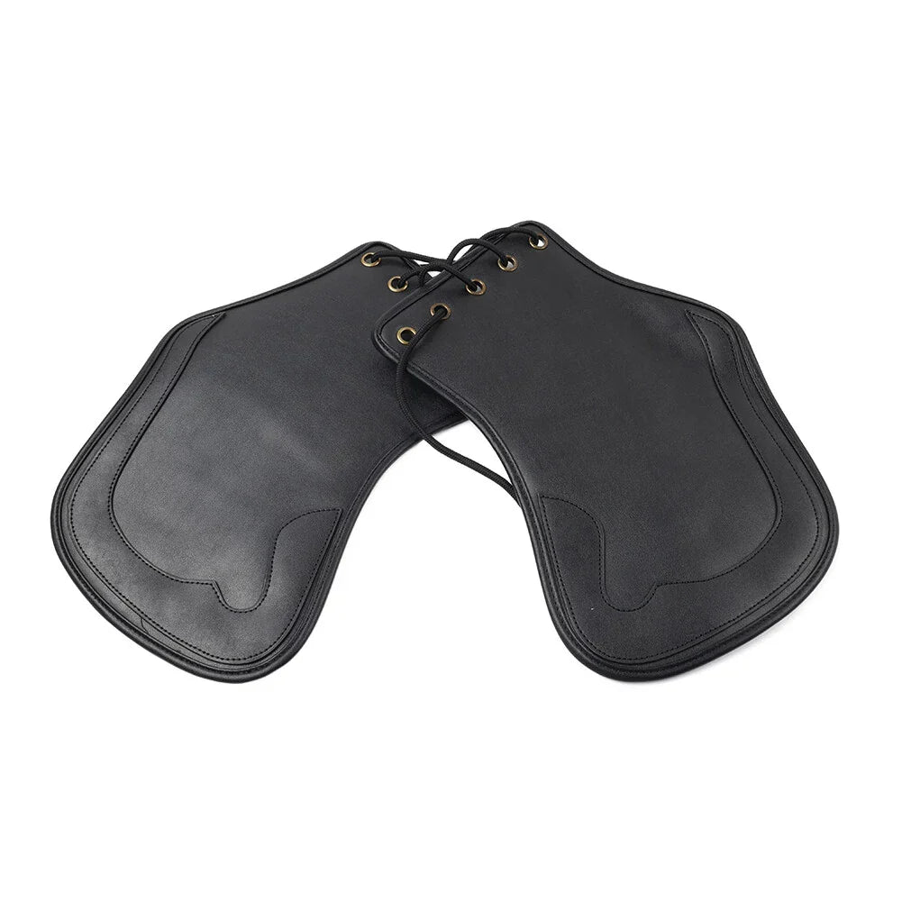 Leather Heat Saddle Shield Deflector for Honda & Harley Motorcycles