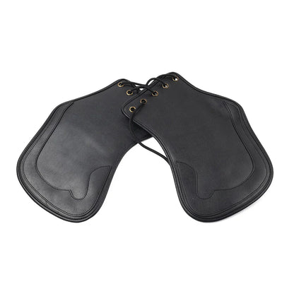 Leather Heat Saddle Shield Deflector for Honda & Harley Motorcycles