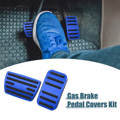 Gas Brake Pedal Cover Kit for Honda Civic (2016-2021) - Blue