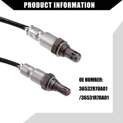 2 x Oxygen Sensors for Honda Accord EX, EX-L 3.5L V6 (2008-2012)