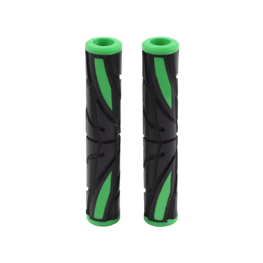 Universal Green Brake Clutch Handle Bar Grips for Motorcycles