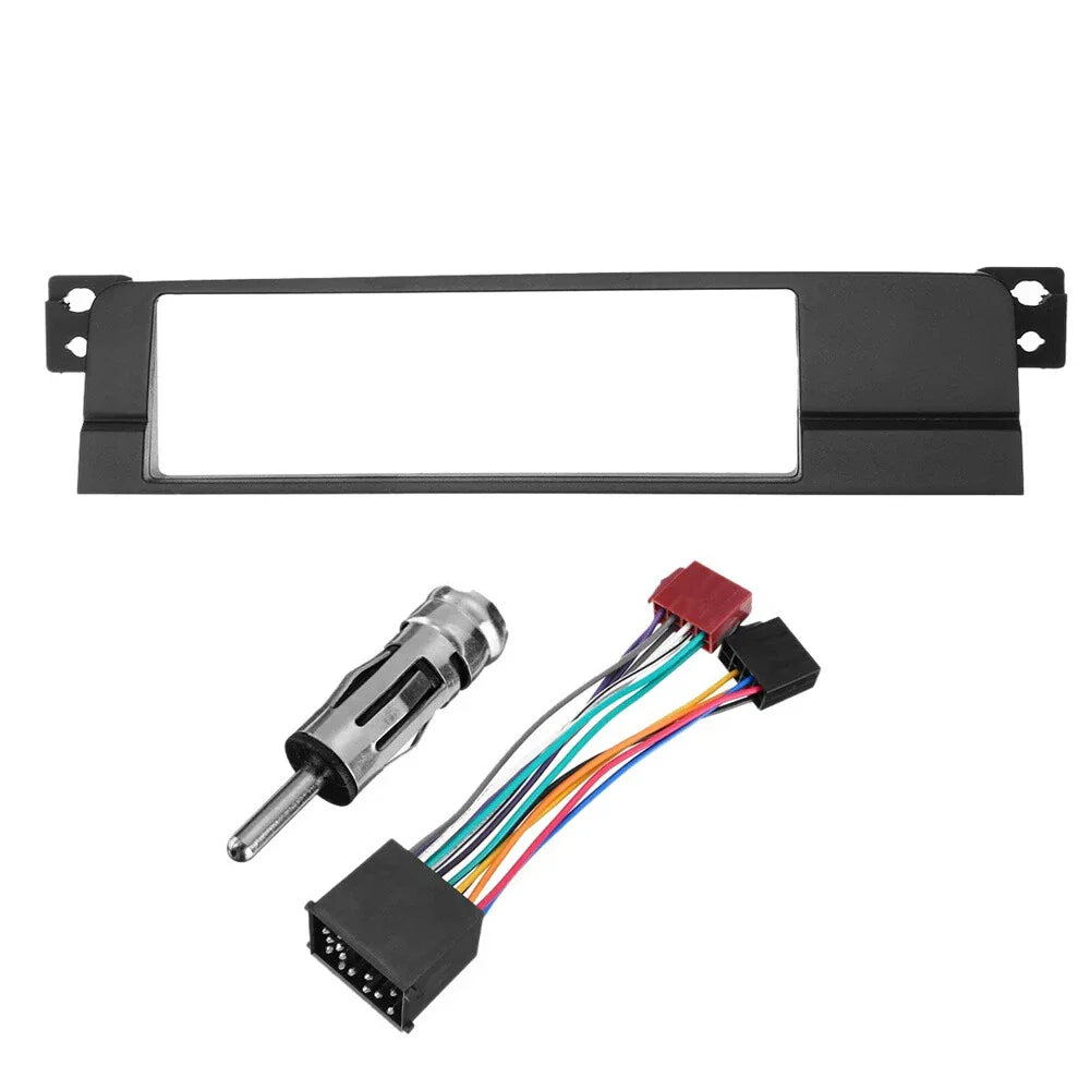 1 Din Radio Dash Frame Panel Cable Adapter for BMW 3 Series (1998-2005)
