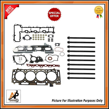 Cylinder Head Gasket Set with Bolts for Citroen Peugeot 2.0 HDi (2004–2015)
