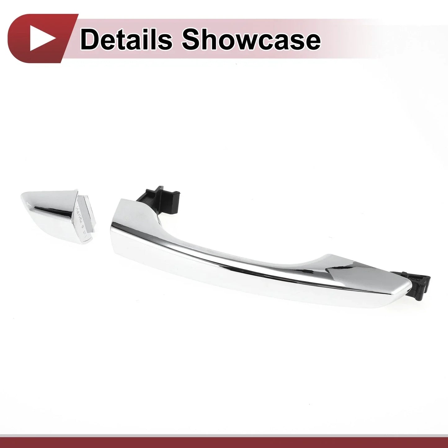 Car Door Handle Grip for Hyundai Elantra Sedan (2017-2020) Silver Tone