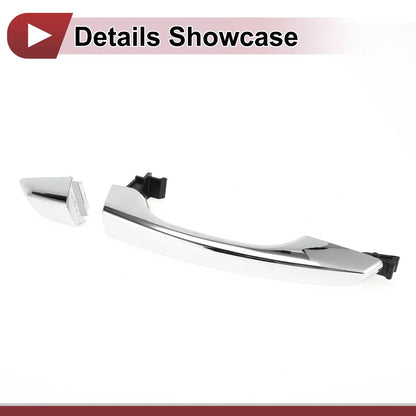 Car Door Handle Grip for Hyundai Elantra Sedan (2017-2020) Silver Tone